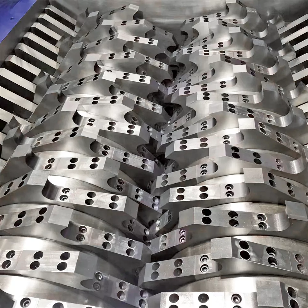 Double-shaft Shredder Rotors and Blades