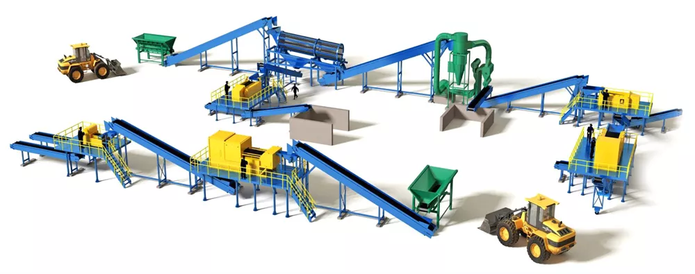 Crushed Tailings Separation