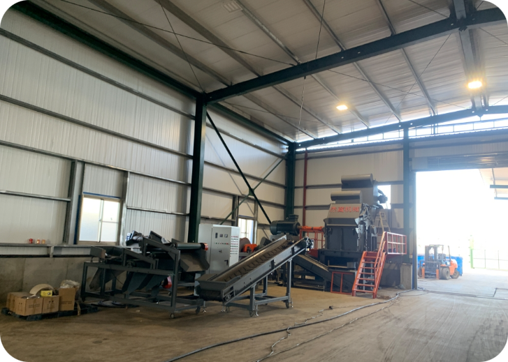 Japan Chiba Motor Rotor Crushing and Sorting Line