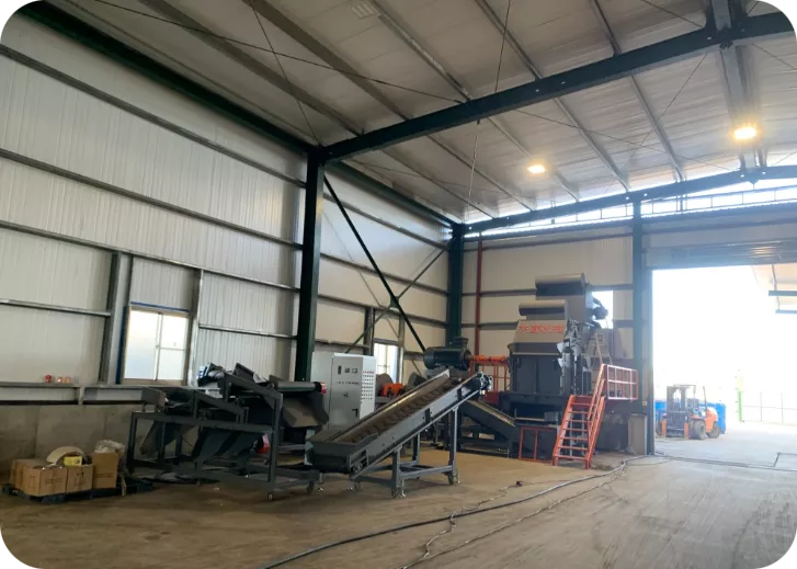 Japan Chiba Motor Rotor Crushing and Sorting Line